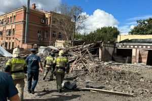 В центре Таганрога взорвалась ракета