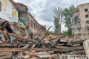 Российские войска атаковали пункт выдачи гуманитарной помощи в Запорожской области