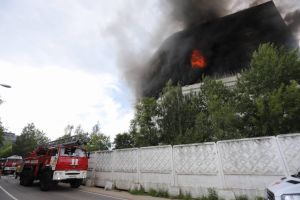 В пожаре в подмосковном НИИ «Платан» погибли восемь человек